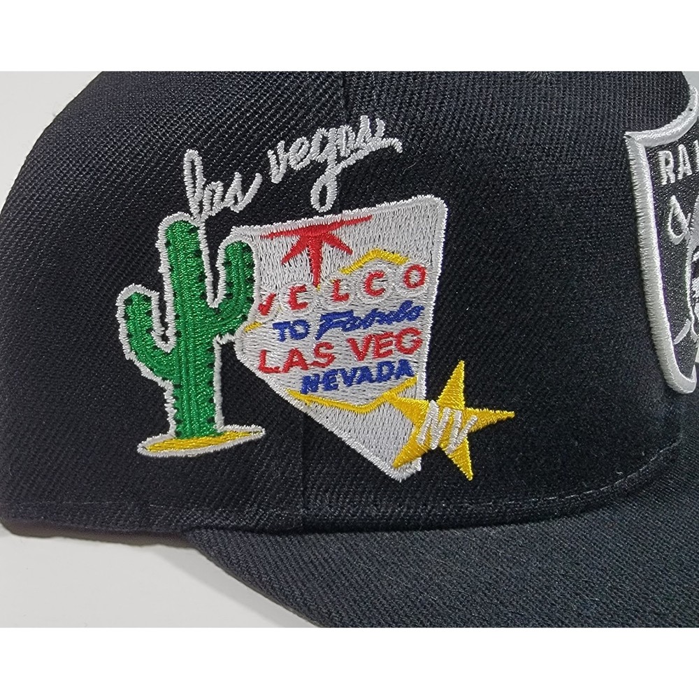 Las Vegas Raiders New Era Adjustable Snapback City Icon NFL Football Cap - Picture 2 of 8